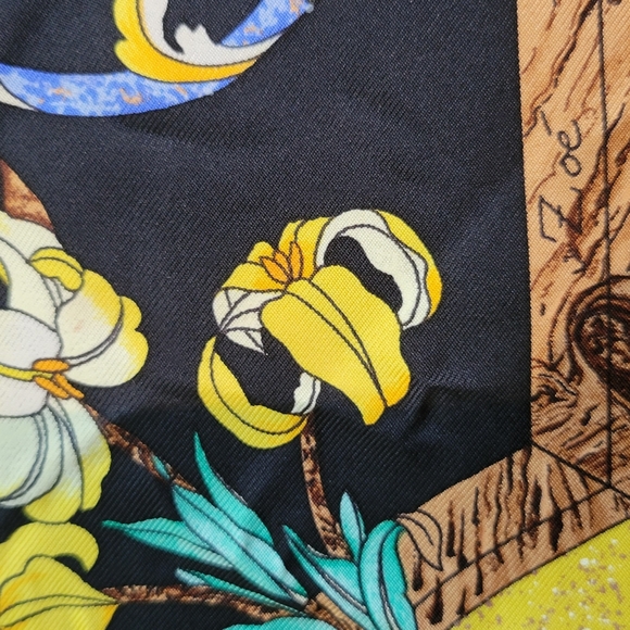 HERMES SILK SCARF PIERRES d' ORIENT et OCCIDENT - Picture 7 of 8